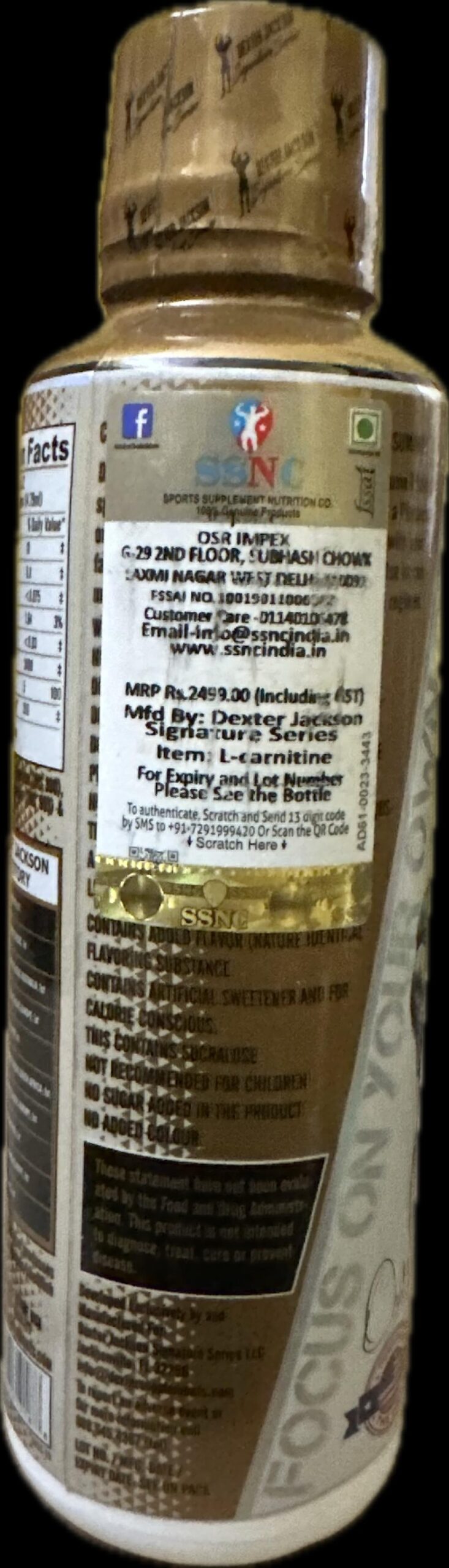 Dexter Jackson L-Carnitine liquid | Mixed Berry Flavor | 31 Servings, 473.28 Ml - Image 5