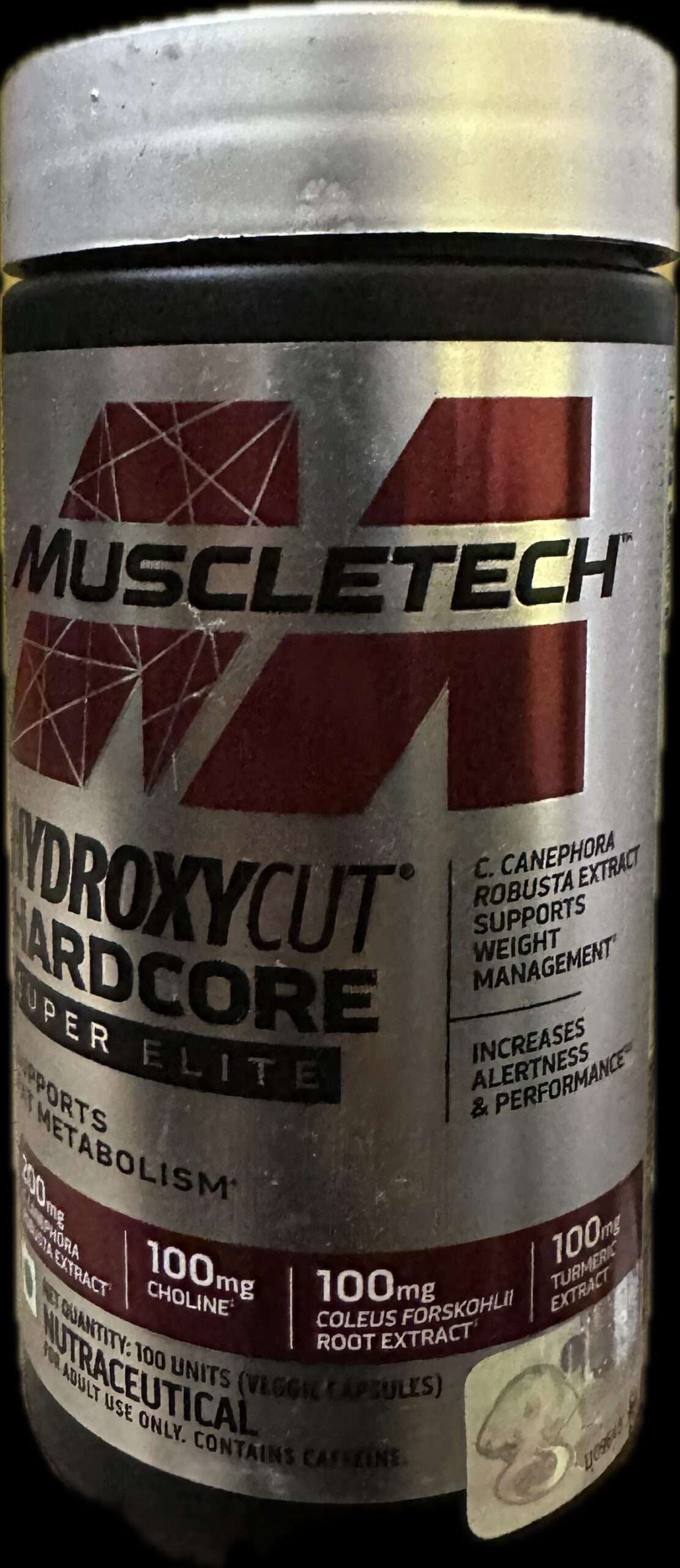 MuscleTech, Hydroxycut Hardcore, Super Elite, Supports Fat Metabolism - Pack of 100 Veggie Capsules - Image 4